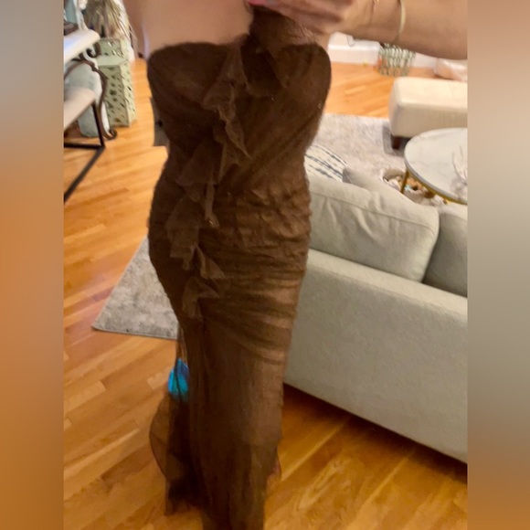 Carmen Marc Volvo dress size 8 mermaid mother of the bride gown gorgeous $4400 - Picture 12 of 15